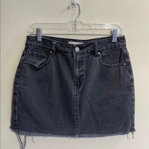 PacSun Black Jean Skirt size